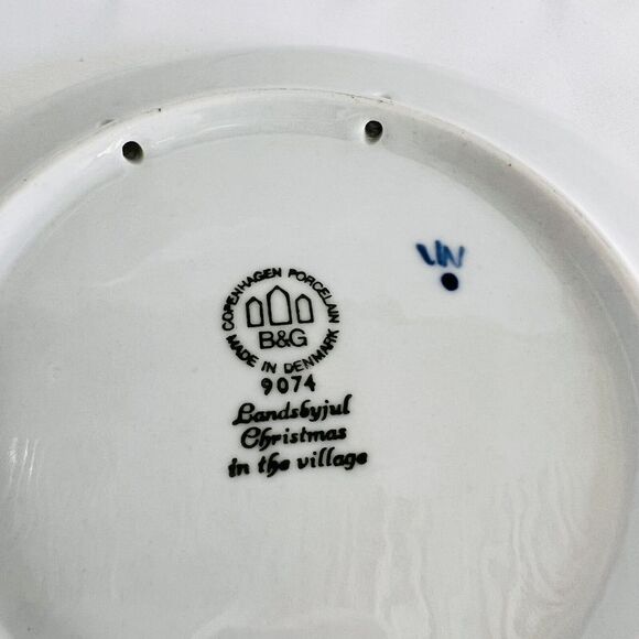 Set of 2 Royal Copenhagen In Congress July 4 1776 and Jule After 1974 Plate Lot - Picture 11 of 11